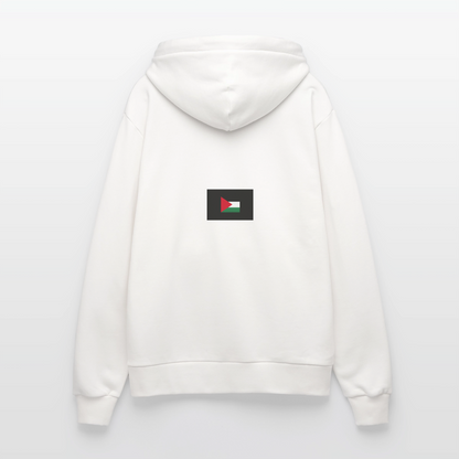 Sweat à capuche bio décontracté fabriqué en UE palestine - OFF WHITE
