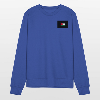 Sweat-shirt Unisex Palestine - bleu royal