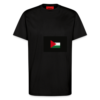 T-shirt bio décontracté fabriqué en UE palestine - SOLID BLACK