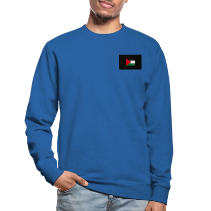 Sweat-shirt Unisex Palestine - bleu royal