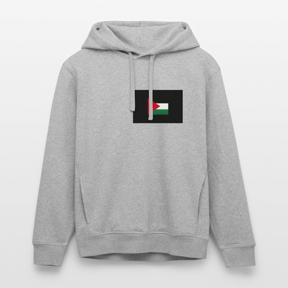 Sweat à capuche bio Stanley & Stella unisexe Palestine - gris chiné