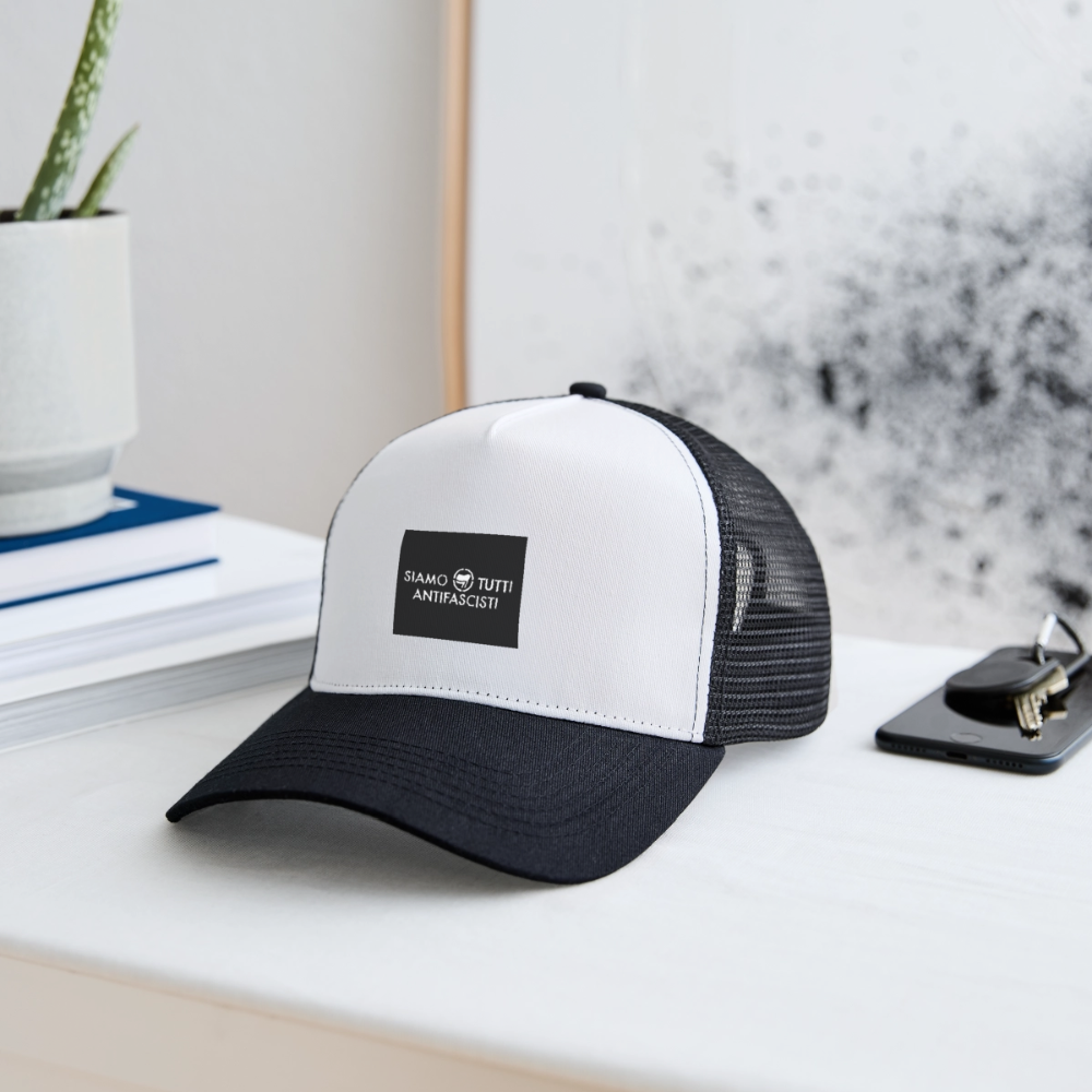 Trucker Cap - blanc/noir