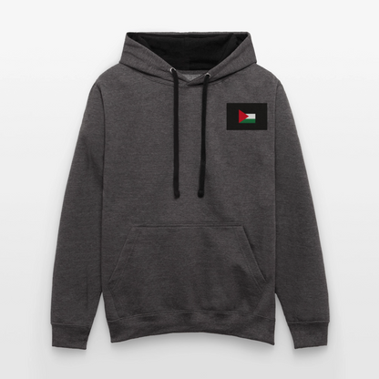 Sweat-shirt contraste Palestine - anthracite/noir
