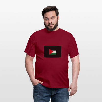 T-shirt Homme Palestine - rouge brique