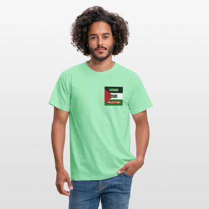 Men's T-Shirt Palestine - mint green