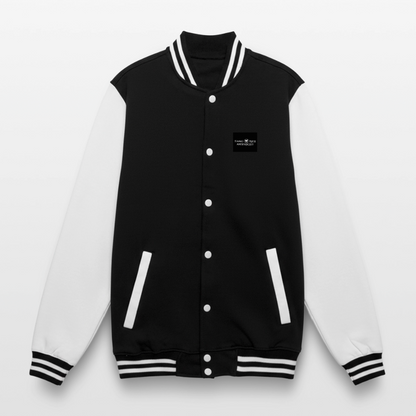 Veste Teddy - noir/blanc