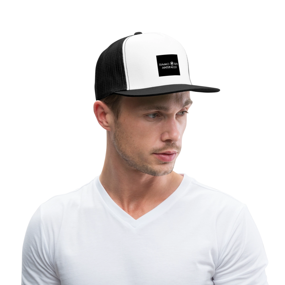 Trucker Cap - blanc/noir