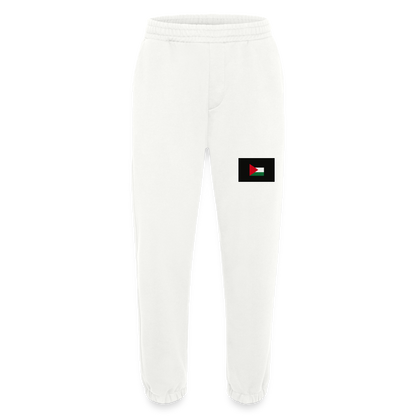 Pantalon de jogging bio épais fabriqué en UE Palestine - OFF WHITE