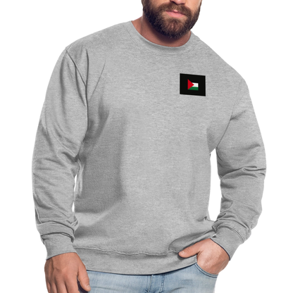 Sweat-shirt Unisex Palestine - gris chiné