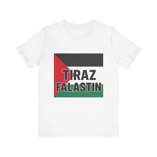 Palestine Flag 'Tiraz Falastin' T-Shirt — Solidarity Graphic Tee
